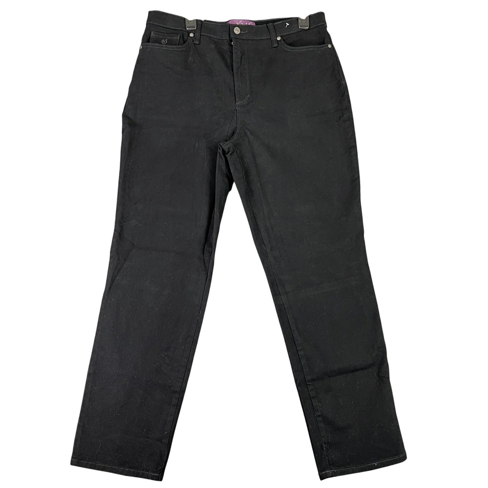 Gloria Vanderbilt Amanda Jeans Womens 14 High Rise Tapered Leg Stretch Casual